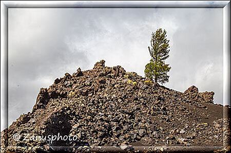 Craters of the Moon, auch heute sehen die Haufen eigentlich recht interessant aus