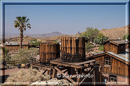 Calico Ghosttown, Hölzerne Wassertanks hat es hier auch schon gegeben