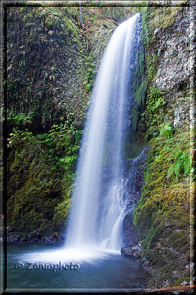 Columbia Gorge, den Weisendanger Fall erreichen wir als wir am Multnomah Fall vorbei sind