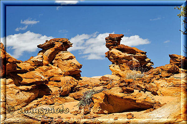 Old Shefield Road, diverse Farbformationen haben sich herausgebildet