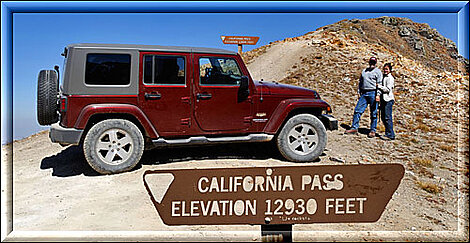 Der California Pass ist bereits von Jim & Kathy besetzt