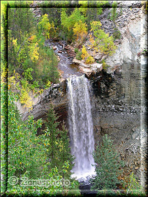 Blick auf den Escarpment Fall