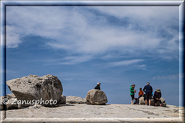 Yosemite Park, andere Bergwanderer sind gerade hier angekommen