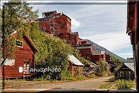 Kennicott, die Mine vom hinteren Bereich aus gesehen