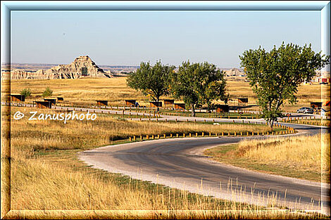 Campground im Badlands Park