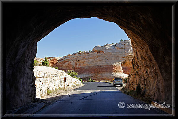 Colorado National Monument, Ansicht der Tunnelausfahrt