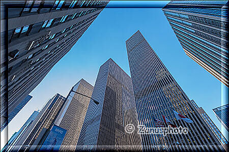 New York City - Rockefeller Center, HochhÀuser am Rockefeller Center