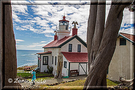 Crescent City mit Blick auf das Lighthouse