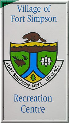 Wappen der City of Fort Simpson