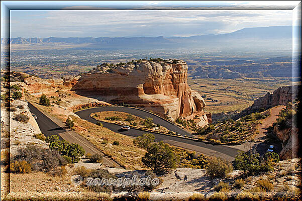 Colorado National Monument, Blick auf die Parkstrecke