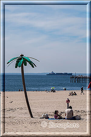 New York City - Coney Island - so schaut ein Strandabschnitt von Coney Island aus