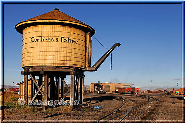 Cumbres Railroad, auf der Fahrt mit dem Autobus kommen wir wieder zurück nach Antonito und unserem Hotel dort