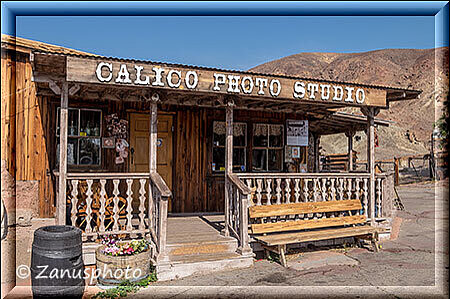 Calico Ghosttown, und ein Photo Studio gab es hier auch