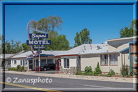 Seligman, viele Hotels hier haben noch die alten Namen aus den 50er und 60ziger Jahren