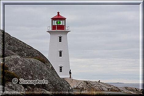 Lighthouse mit Besucher