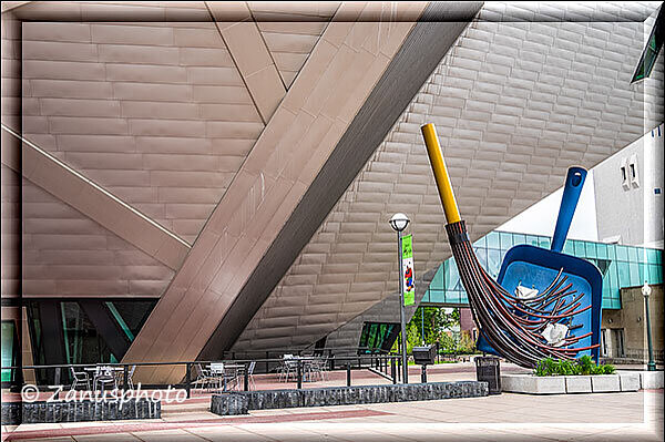 Denver, am Art Museum sind auch im Aussenbereich schöne Objekte zu entdecken, montags aber geschlossen