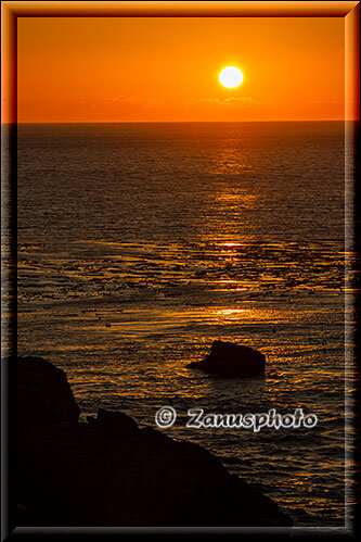 Salt Point State Park, gerade haben wir den Sunset über unserer Salt Point Beach