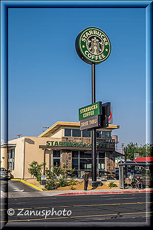 Barstow, in dieser City gibt es auch ein Starbucks Cafe
