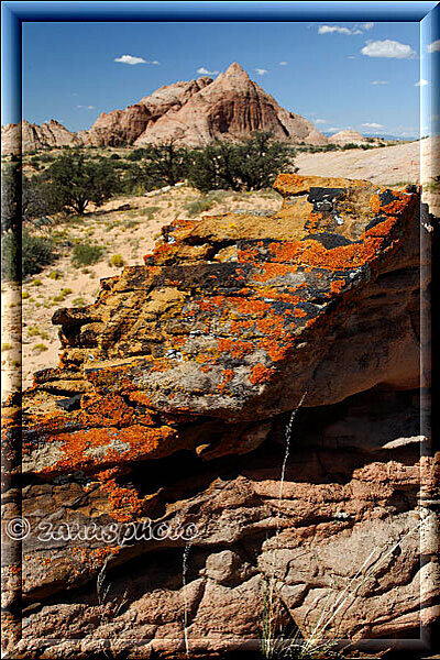 Old Shefield Road, nur ein Felshügel allerdings mit mehreren Farben darauf