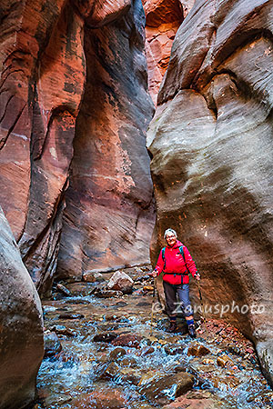 Kanarra Falls, auf dem Rückweg zum Parkplatz von Kanarraville