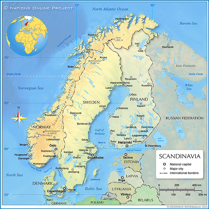 Titelbild der Webseite Scandinavien
